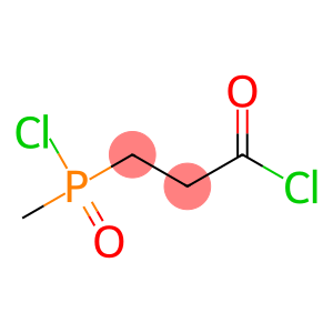 Propanoyl chloride, 3-(chloromethylphosphinyl)-