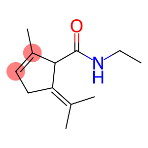 2-Cyclopentene-1-carboxamide,  N-ethyl-5-isopropylidene-2-methyl-  (8CI)