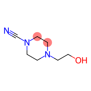 1-Piperazinecarbonitrile,4-(2-hydroxyethyl)-(9CI)
