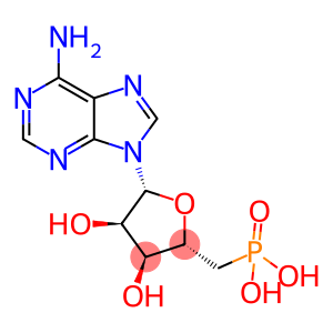 (((2S,3S,4R,5R)-5-(6-Amino-9H-purin-9-yl)-3,4-dihydroxytetrahydrofuran-2-yl)methyl)phosphonic acid