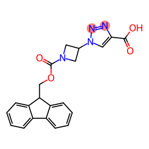 1-(1-{[(9H-fluoren-9-yl)methoxy]carbonyl}azetidin-3-yl)-1H-1,2,3-triazole-4-carboxylic acid