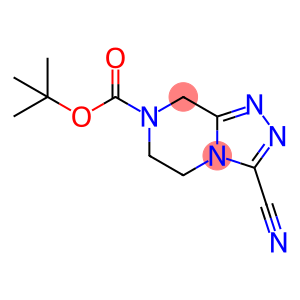 1,2,4-Triazolo[4,3-a]pyrazine-7(8H)-carboxylic acid, 3-cyano-5,6-dihydro-, 1,1-dimethylethyl ester