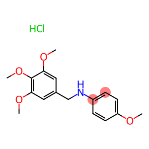 4-methoxy-N-[(3,4,5-trimethoxyphenyl)methyl]aniline hydrochloride