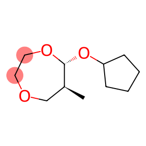 1,4-Dioxepane,5-(cyclopentyloxy)-6-methyl-,trans-(9CI)