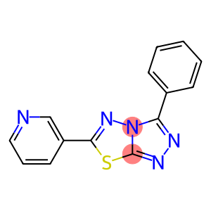 3-phenyl-6-(3-pyridinyl)[1,2,4]triazolo[3,4-b][1,3,4]thiadiazole