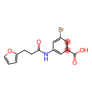 3-Bromo-5-(3-(furan-2-yl)propanamido)benzoic acid