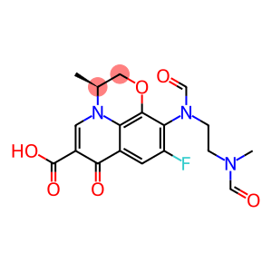 (S)-9-Fluoro-10-[forMyl[2-(forMylMethylaMino)ethyl]aMino]-2,3-dihydro-3-Methyl-7-oxo-7H-pyrido[1,2,3-de]-1,4-benzoxazine-6-carboxylic Acid