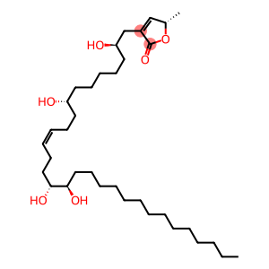 2(5H)-Furanone,5-methyl-3-[(2R,8R,11Z,15R,16R)-2,8,15,16-tetrahydroxy-11-triaconten-1-yl]-,(5S)-