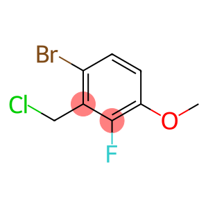 1-bromo-2-(chloromethyl)-3-fluoro-4-methoxybenzene