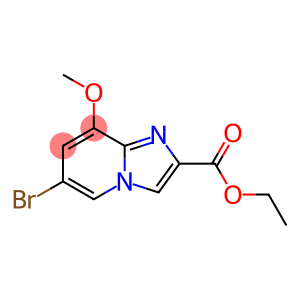 Imidazo[1,2-a]pyridine-2-carboxylic acid, 6-bromo-8-methoxy-, ethyl ester