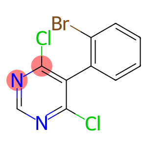 Pyrimidine, 5-(2-bromophenyl)-4,6-dichloro-