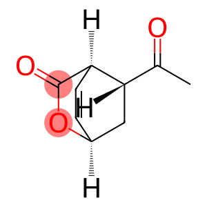 2-Oxabicyclo[2.2.2]oct-5-en-3-one, 8-acetyl-, (1alpha,4alpha,8R*)- (9CI)