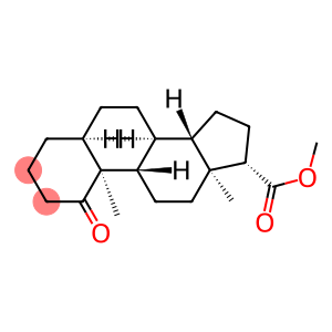 1-Oxo-5β-androstane-17β-carboxylic acid methyl ester