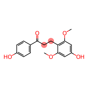 1-Propanone, 3-(4-hydroxy-2,6-dimethoxyphenyl)-1-(4-hydroxyphenyl)-