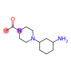Ethanone, 1-[4-(3-aminocyclohexyl)-1-piperazinyl]-