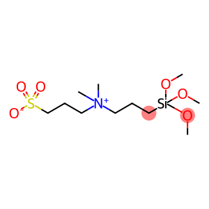 3-{[dimethyl(3-trimethoxysilyl)propyl]ammonio}propane-1-sulfonate