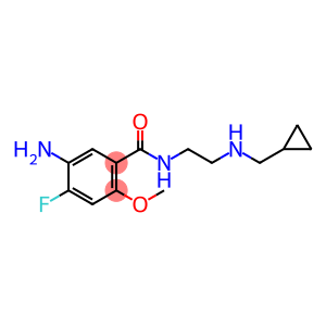 Benzamide, 5-amino-N-[2-(cyclopropylmethylamino)ethyl]-4-fluoro-2-methoxy-