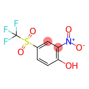 2-Hydroxy-5-[(trifluoromethyl)sulphonyl]nitrobenzene, 4-Hydroxy-3-nitrophenyl trifluoromethyl sulphone