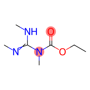 Carbamic  acid,  methyl[(methylamino)(methylimino)methyl]-,  ethyl  ester  (9CI)