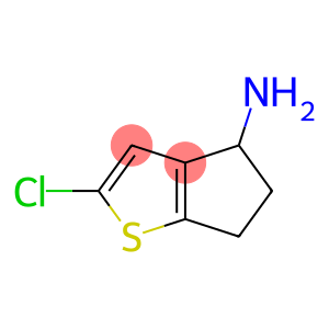 4H-Cyclopenta[b]thiophen-4-amine, 2-chloro-5,6-dihydro-