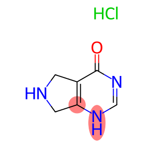 4H-Pyrrolo[3,4-d]pyrimidin-4-one,3,5,6,7-tetrahydro-, hydrochloride (1:1)