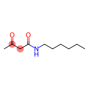 Butanamide, N-hexyl-3-oxo-