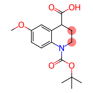 1-[(tert-butoxy)carbonyl]-6-methoxy-1,2,3,4-tetrahydroquinoline-4-carboxylic acid