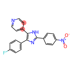 Pyridine, 4-[4-(4-fluorophenyl)-2-(4-nitrophenyl)-1H-iMidazol-5-yl]-