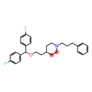 Piperidine, 4-[2-[bis(4-fluorophenyl)methoxy]ethyl]-1-(3-phenylpropyl)-