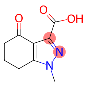 1-methyl-4-oxo-4,5,6,7-tetrahydro-1H-indazole-3-carboxylic acid