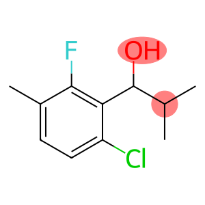 1-(6-chloro-2-fluoro-3-methylphenyl)-2-methylpropan-1-ol