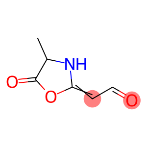 Acetaldehyde, (4-methyl-5-oxo-2-oxazolidinylidene)- (9CI)