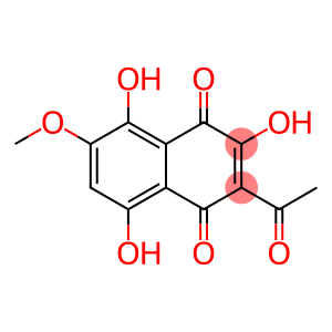 2-Acetyl-3,5,8-trihydroxy-6-methoxy-1,4-naphthalenedione