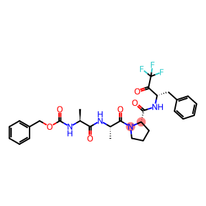 L-Prolinamide, N-[(phenylmethoxy)carbonyl]-L-alanyl-L-alanyl-N-[3,3,3-trifluoro-2-oxo-1-(phenylmethyl)propyl]-, (S)- (9CI)