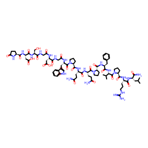 L-Leucinamide, 5-oxo-L-prolyl-L-α-aspartyl-L-serylglycyl-L-α-aspartylglycyl-L-tryptophyl-L-prolyl-L-glutaminyl-L-glutaminyl-L-prolyl-L-phenylalanyl-L-valyl-L-prolyl-L-arginyl-