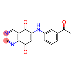 5,8-Quinazolinedione, 6-[(3-acetylphenyl)amino]-