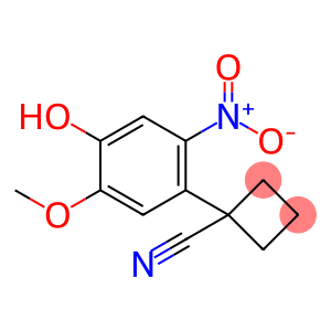 1-(4-羟基-5-甲氧基-2-硝基苯基)环丁烷-1-腈