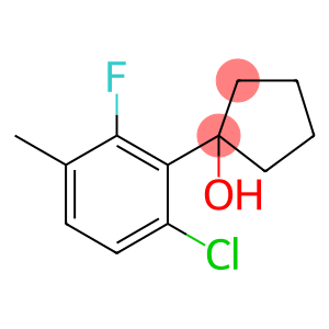 1-(6-chloro-2-fluoro-3-methylphenyl)cyclopentanol