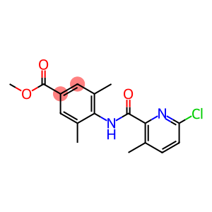 methyl 4-[(6-chloro-3-methyl-pyridine-2-carbonyl)amino]-3,5-dimethylbenzoate