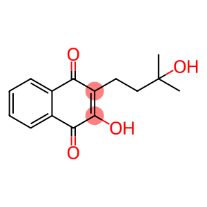 2-Hydroxy-3-(3-hydroxy-3-methylbutyl)-1,4-naphthalenedione