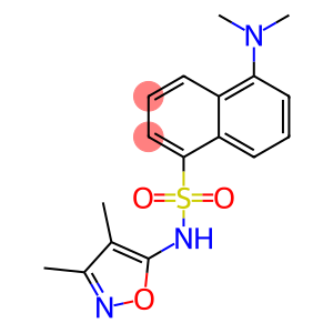 1-Naphthalenesulfonamide, 5-(dimethylamino)-N-(3,4-dimethyl-5-isoxazolyl)-