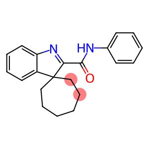 N-Phenylspiro[cycloheptane-1,3'-[3H]indole]-2'-carboxamide