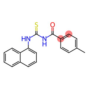 N-(4-methylbenzoyl)-N'-(1-naphthyl)thiourea