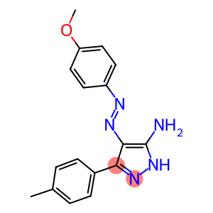 4-[(4-methoxyphenyl)diazenyl]-3-(4-methylphenyl)-1H-pyrazol-5-amine