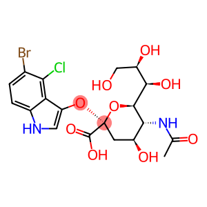 (2S,4S,5R,6R)-5-Acetamido-2-((5-bromo-4-chloro-1H-indol-3-yl)oxy)-4-hydroxy-6-((1R,2R)-1,2,3-t