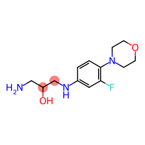 2-Propanol, 1-amino-3-[[3-fluoro-4-(4-morpholinyl)phenyl]amino]-