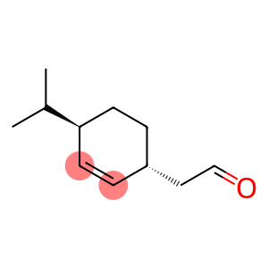 2-Cyclohexene-1-acetaldehyde,4-(1-methylethyl)-,(1R-trans)-(9CI)