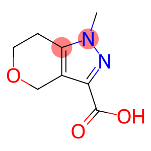 1-methyl-1H,4H,6H,7H-pyrano[4,3-c]pyrazole-3-carboxylic acid