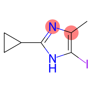 1H-Imidazole, 2-cyclopropyl-5-iodo-4-methyl-