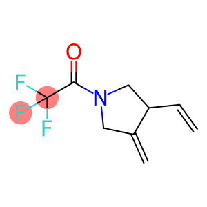 Pyrrolidine, 3-ethenyl-4-methylene-1-(trifluoroacetyl)- (9CI)